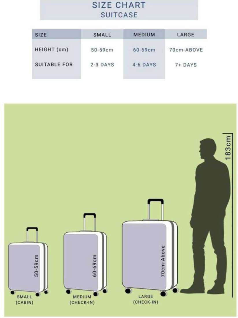 70cm trolley bags clearance