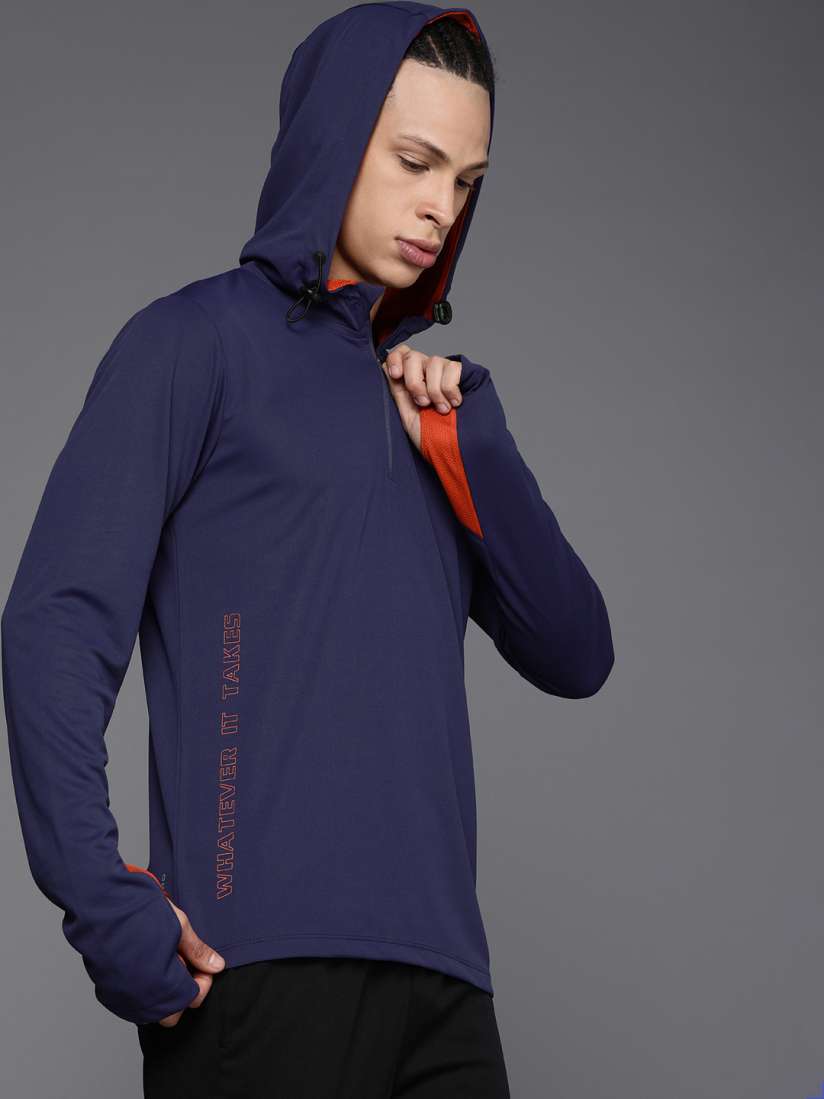 Hooded t shirt myntra on sale