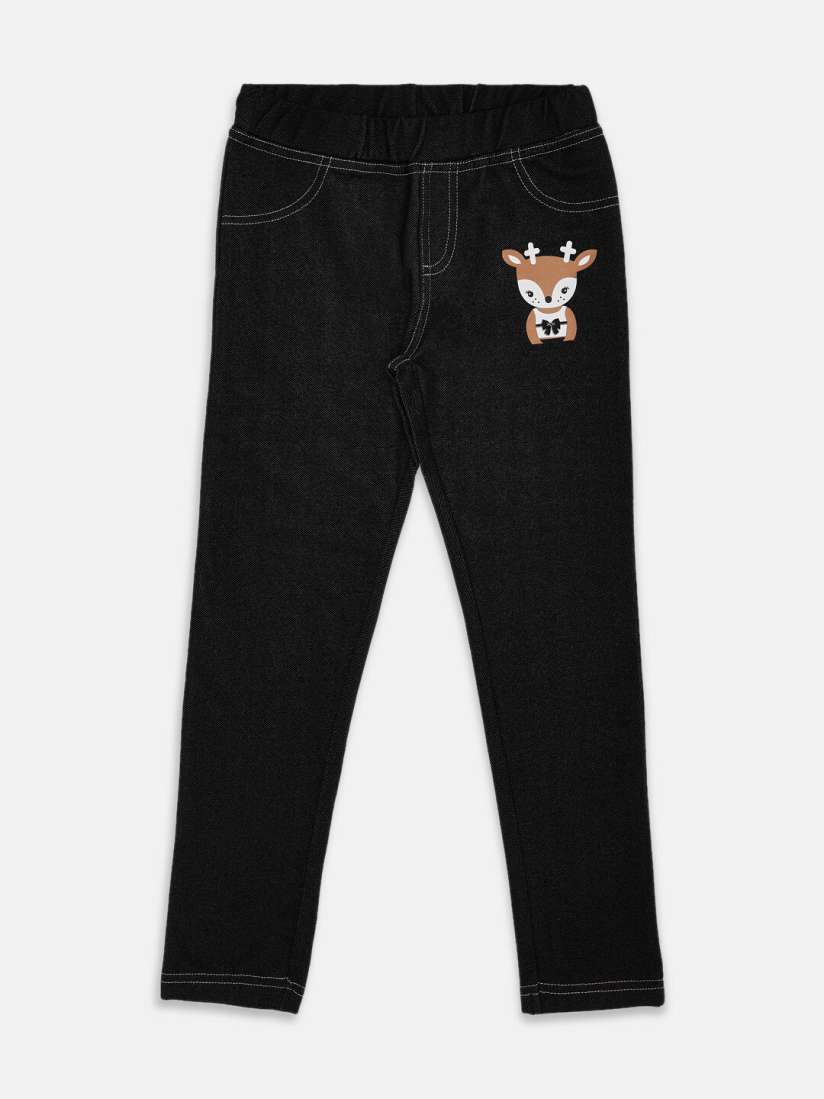 Printed jeggings myntra shop