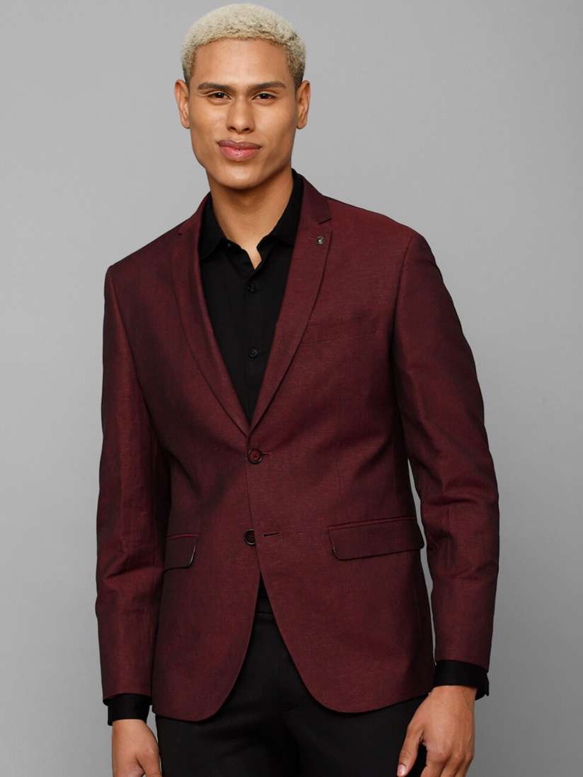 Buy Allen Solly Men Slim Fit Single Breasted Blazer Blazers for Men 21723406 Myntra