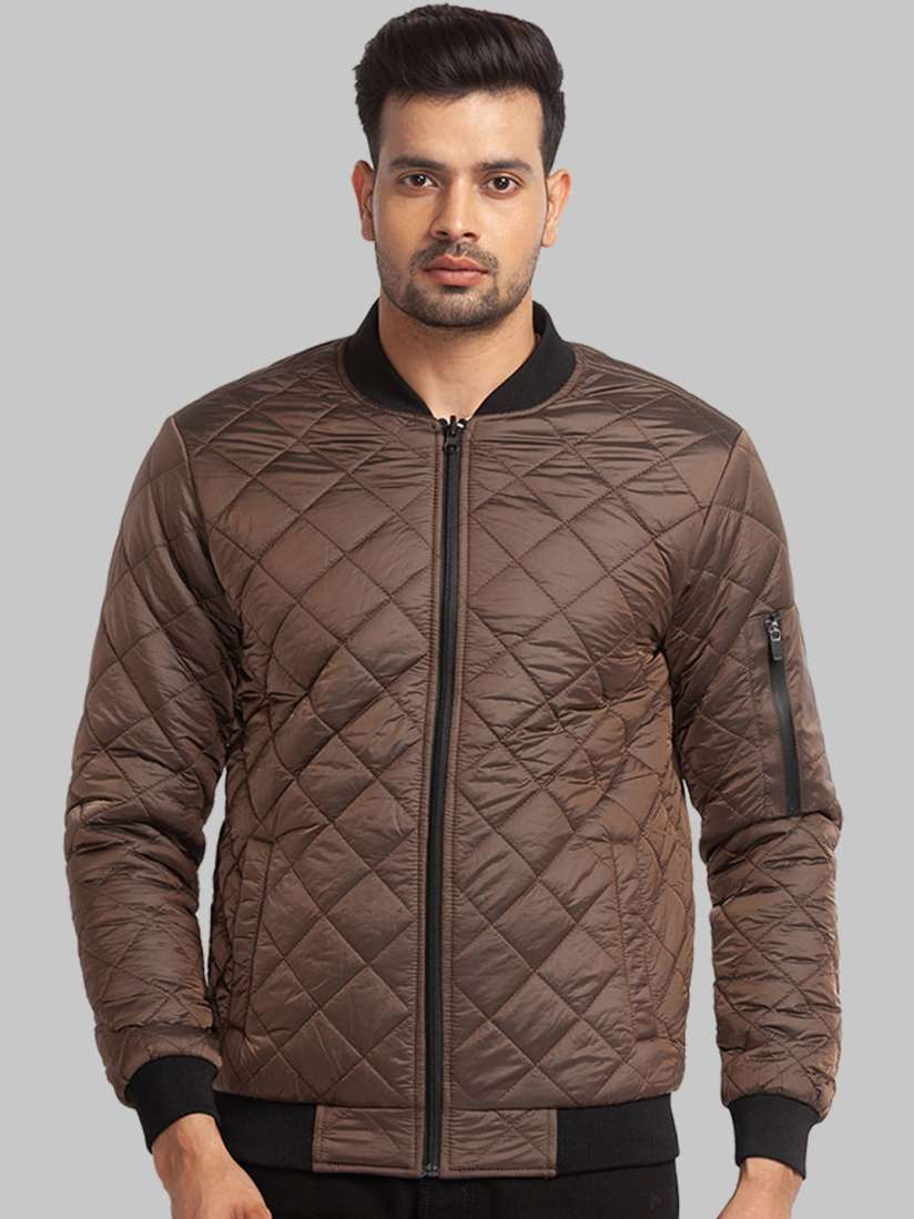 Buy Park Avenue Men Stand Collar Quilted Jacket Jackets for Men 21723922 Myntra