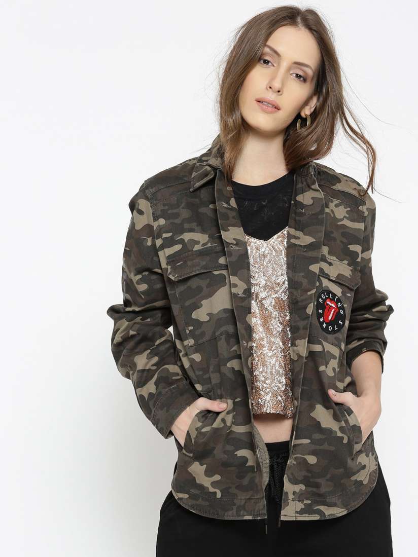 Camo jacket womens forever 21 store