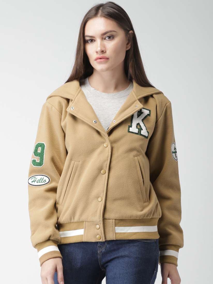 Buy FOREVER 21 Women Brown Solid Tailored Jacket Jackets for Women 2172681 Myntra