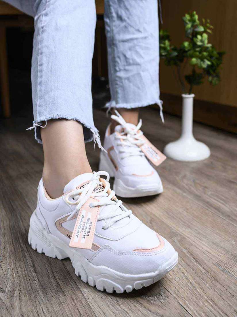 White shoes for girls myntra 2025