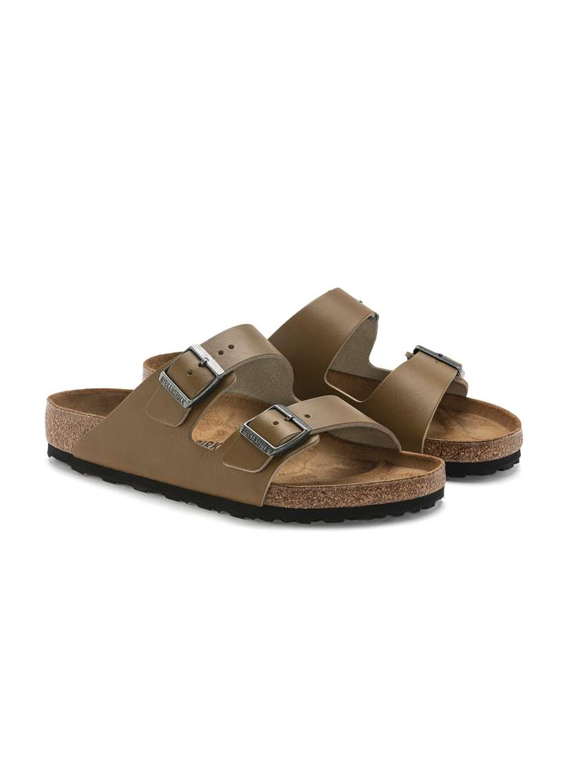 Buy Birkenstock Arizona Grip Vintage Wood Faded Khaki Regular Width Two Strap Sandals Sandals for Men 21734790 Myntra