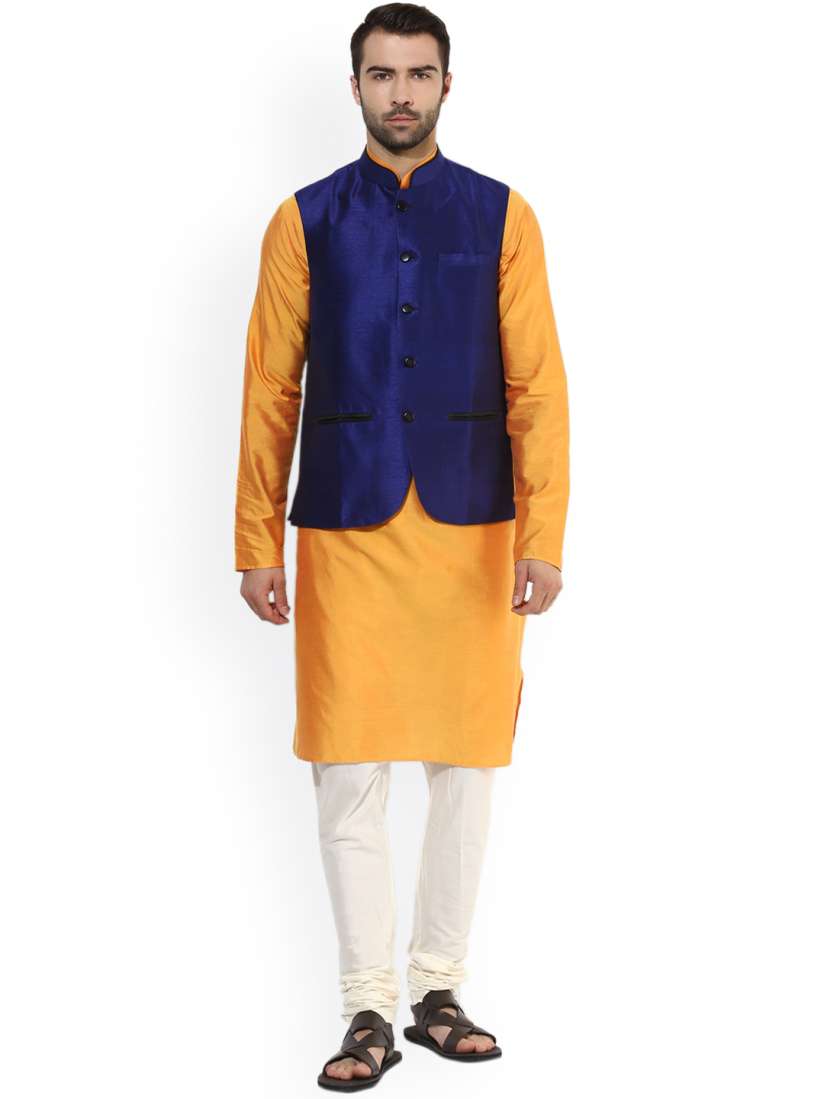 Kurta churidar with waistcoat outlet