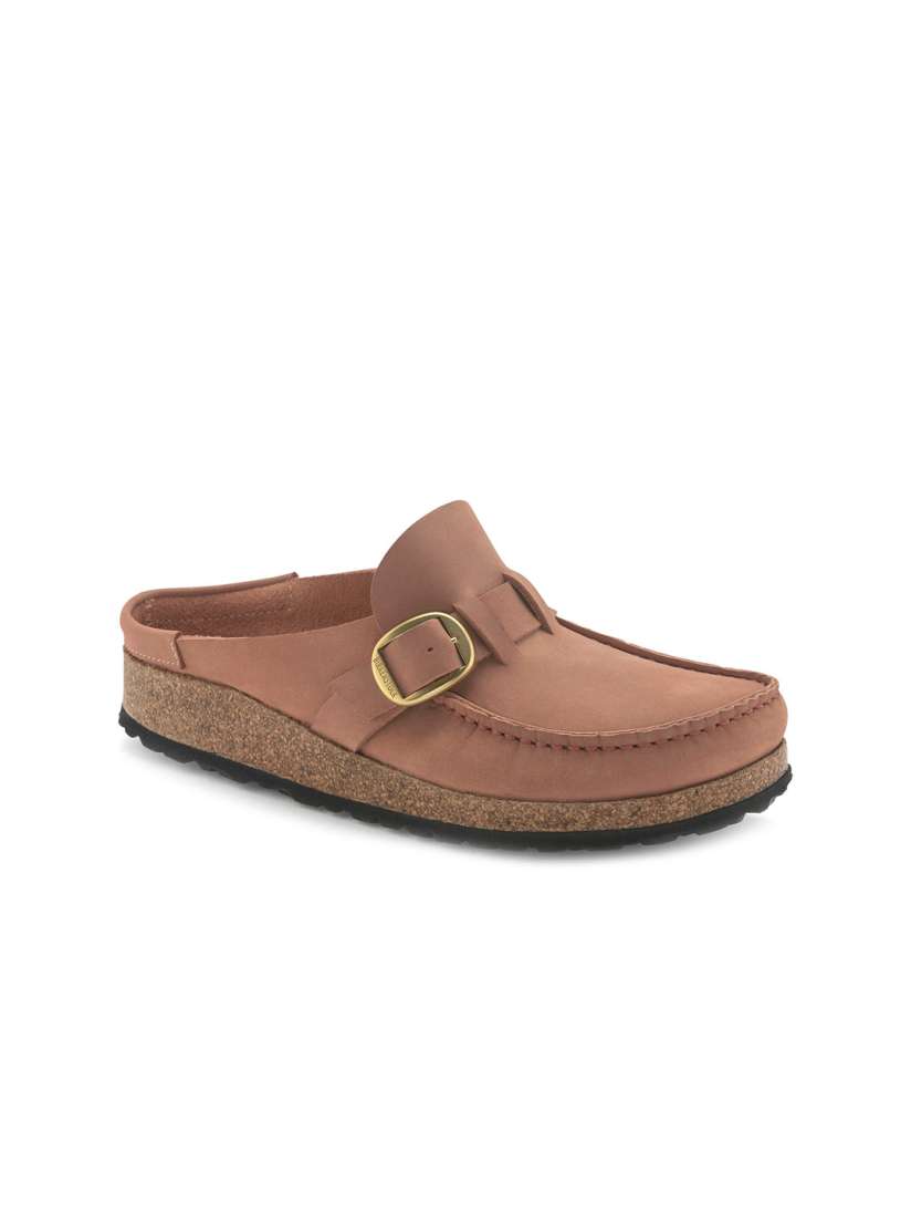 Buy Birkenstock Buckley Old Rose Narrow Width Nubuck Leather Slippers Casual Shoes for Women 21742726 Myntra