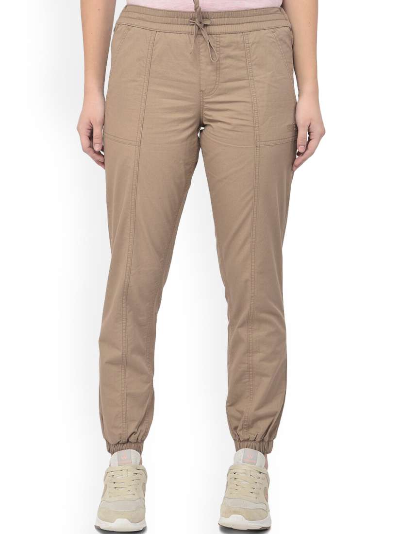 Buy Woodland Women Cotton Regular Fit Mid Rise Joggers Trousers for Women 21742932 Myntra