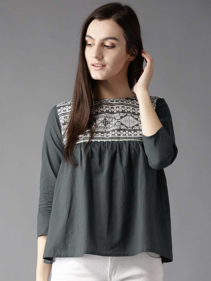 Myntra ethnic tops new arrivals