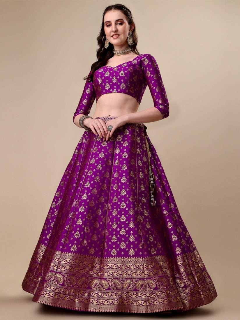 Banarasi lehenga myntra clearance