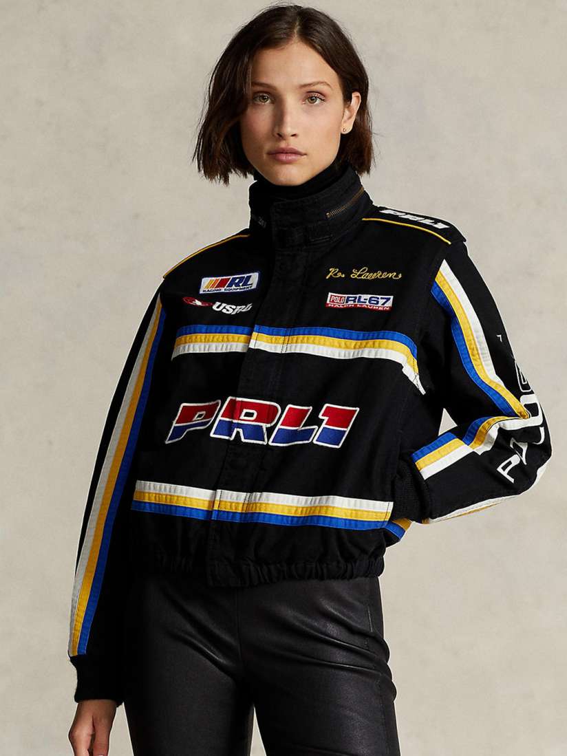 Buy Polo Ralph Lauren Women Brand Logo Printed Racing Biker Jacket Jackets for Women 21749006 Myntra