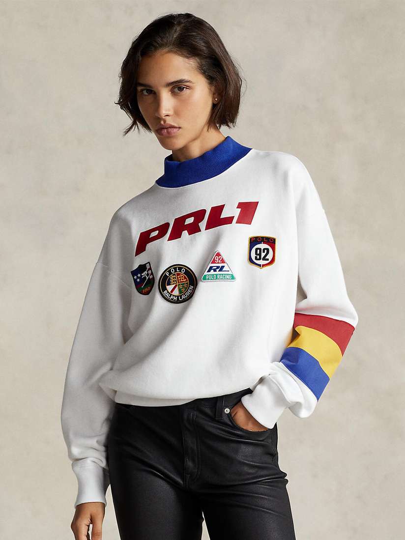 Buy Polo Ralph Lauren Women Colourblocked Fleece Sweatshirt