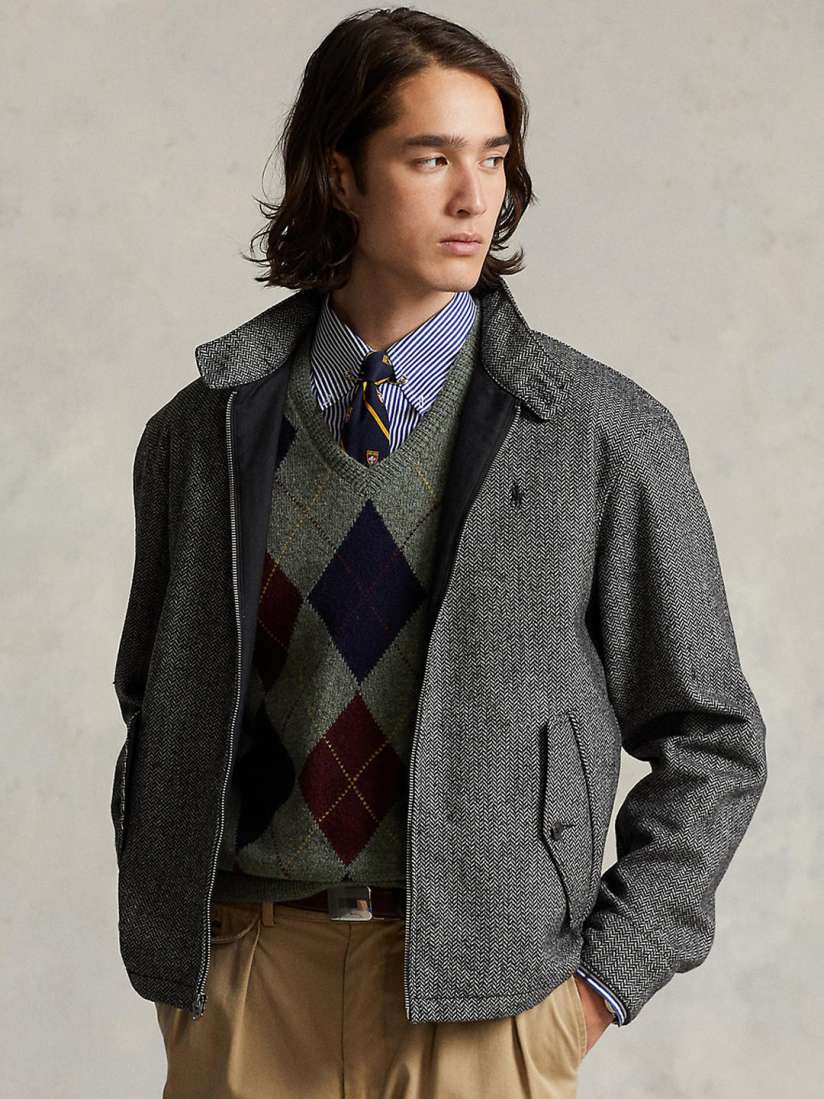 Buy Polo Ralph Lauren Men Self Design Herringbone Tailored Jacket Jackets for Men 21750222 Myntra