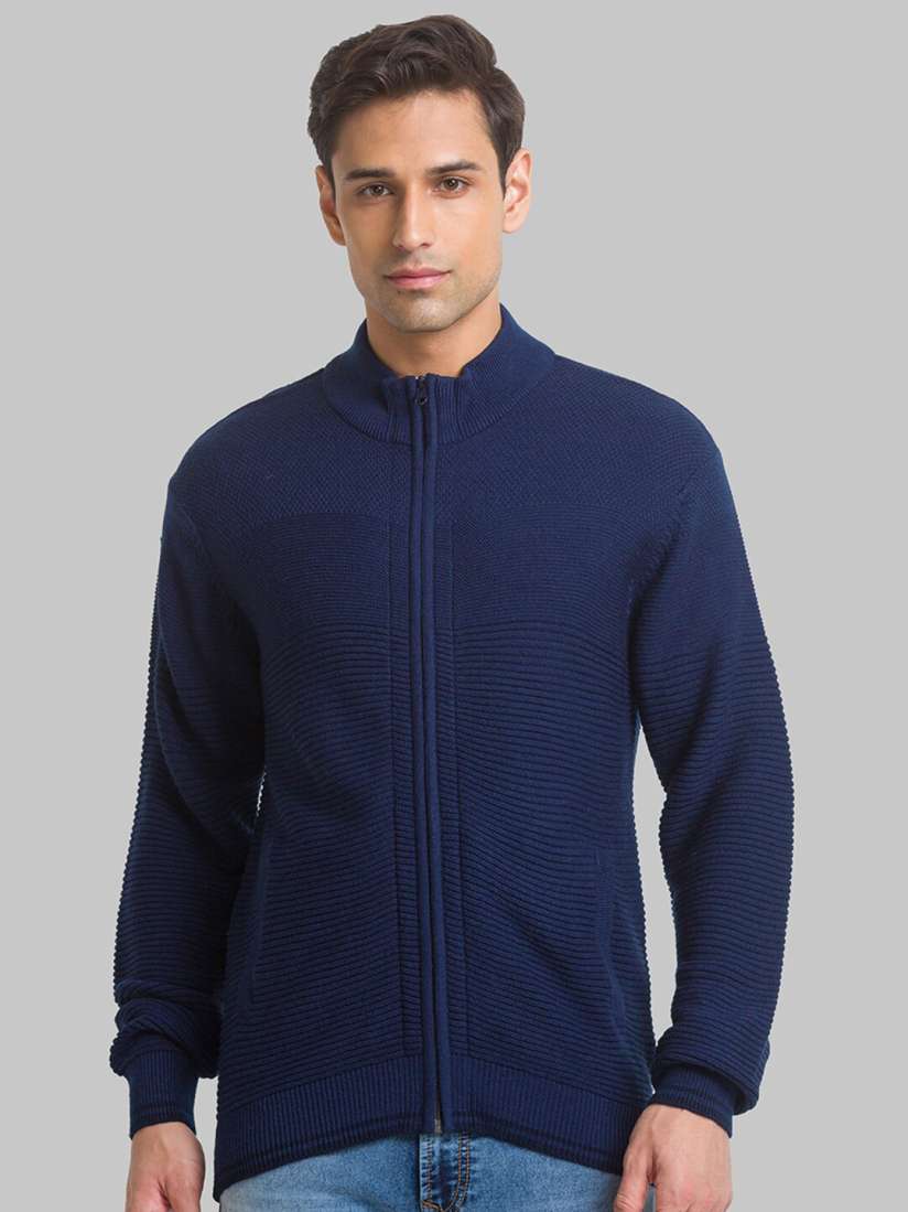 Buy Raymond Men Knitted Ribbed Acrylic Cardigan Sweaters for Men 21754438 Myntra