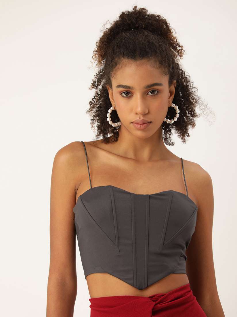 Strapless bustier top forever 21 sale
