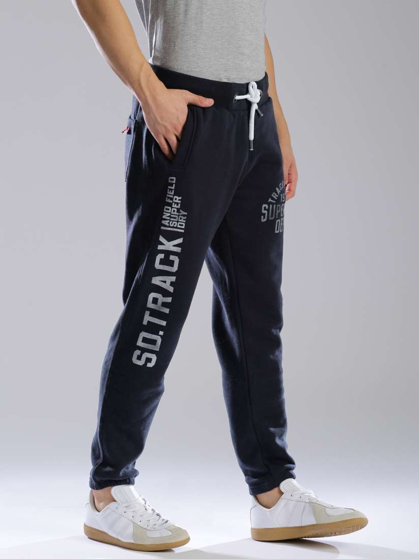 Buy Superdry Navy TRACKSTER Joggers Track Pants for Men 2175924 Myntra
