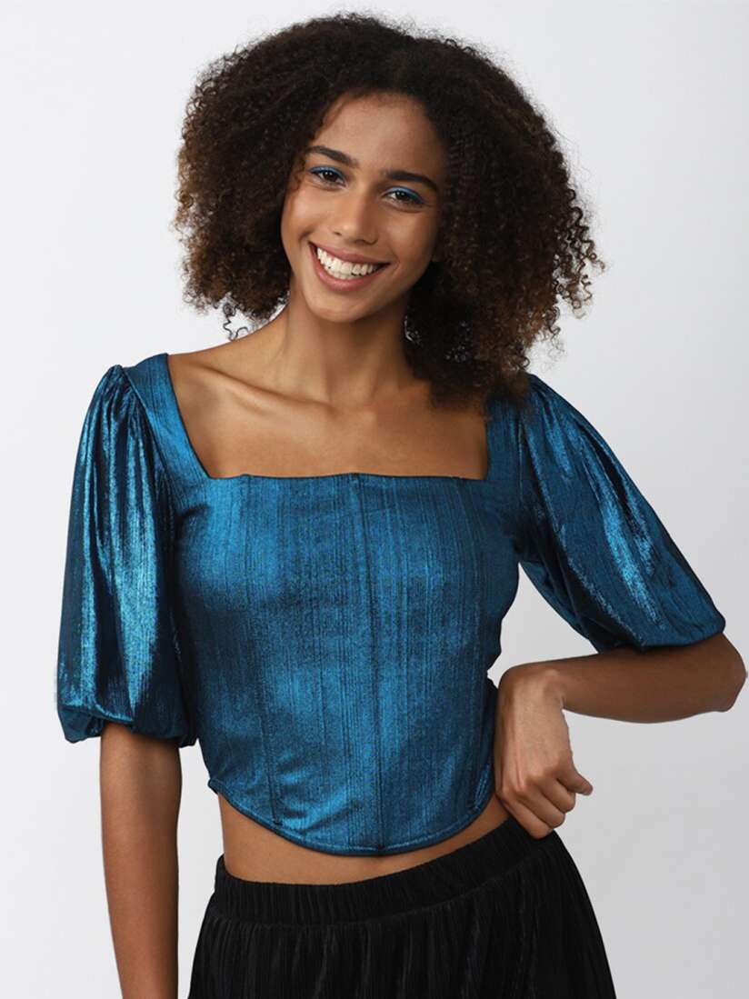 Forever 21 puff sleeve top hotsell
