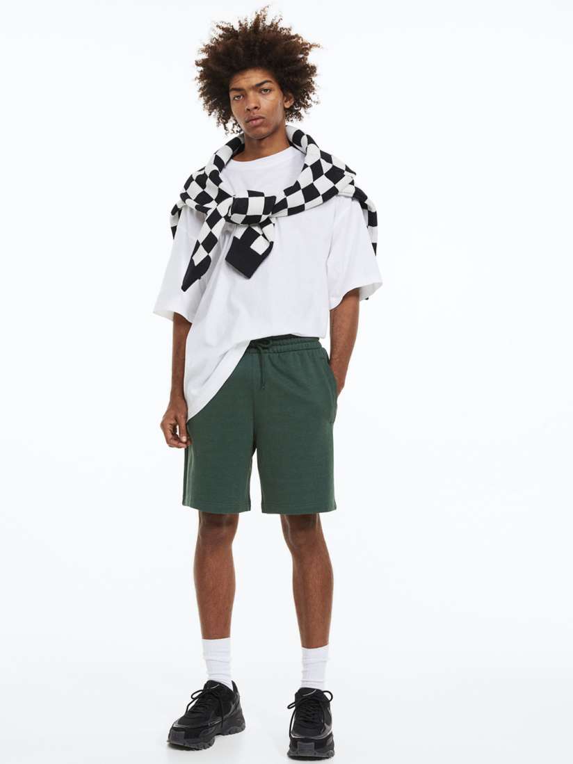 Buy H M Men Regular Fit Sweatshirt Shorts Shorts for Men 21770468 Myntra