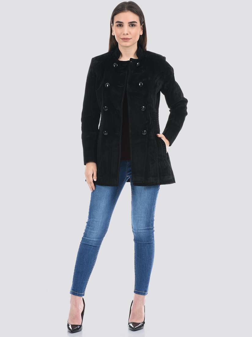 Buy Cloak Decker by Monte Carlo Women Double Breasted Acrylic Overcoat Coats for Women 21771130 Myntra