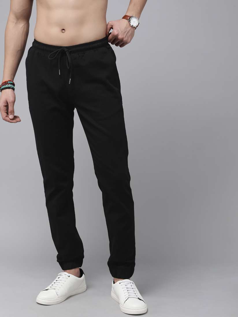 Buy Roadster Men Joggers Trousers for Men 21773616 Myntra