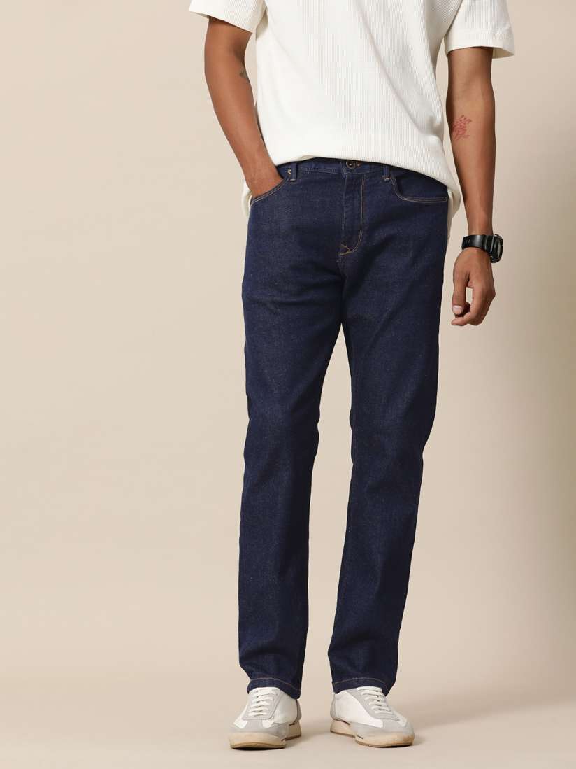 Buy Mr Bowerbird Men Straight Fit Mid Rise Stretchable Jeans Jeans for Men 21774726 Myntra