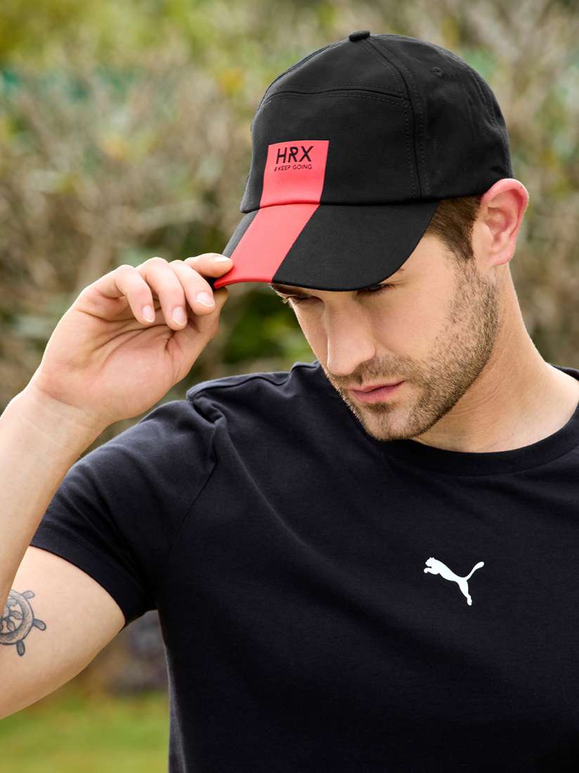 Buy HRX by Hrithik Roshan Men Black Red Printed Lifestyle Cap Caps for Men 2178508 Myntra