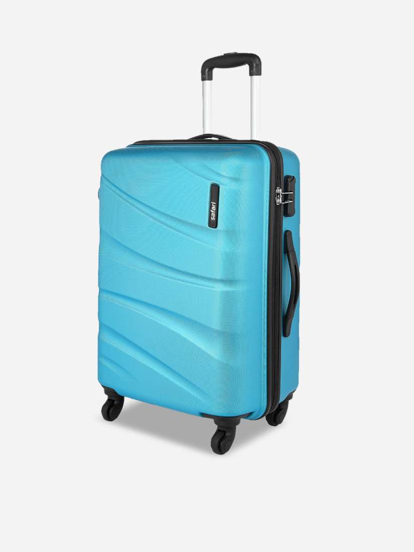 Buy Safari Flo Secure Textured Hard Sided Medium Trolley Suitcase Trolley Bag for Unisex 21790284 Myntra