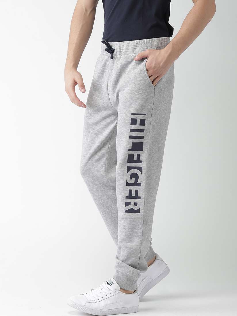 Grey Tracksuit Mens Tommy Hilfiger Tracksuit Bottoms Track Pants