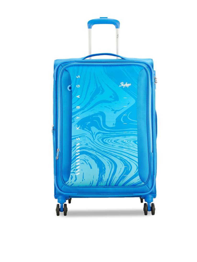 Buy Skybags Swirl Abstract Printed Soft Sided Medium Trolley Suitcase Trolley Bag for Unisex 21801630 Myntra