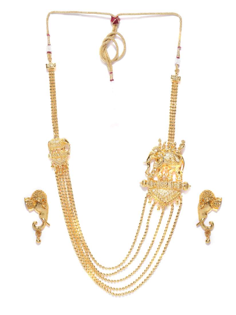 Buy Sukkhi Gold Plated Bahubali Inspired Jewellery Set Jewellery Set for Women 2180358 Myntra