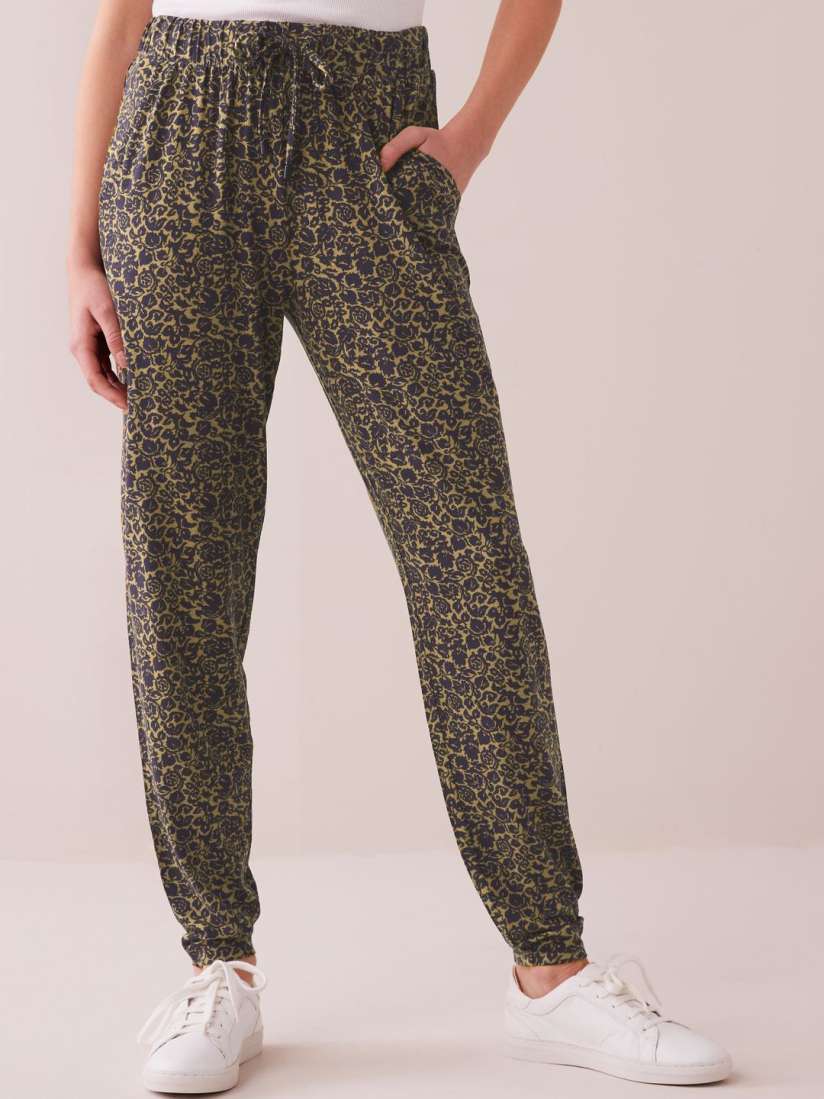 Printed jogger pants womens clearance