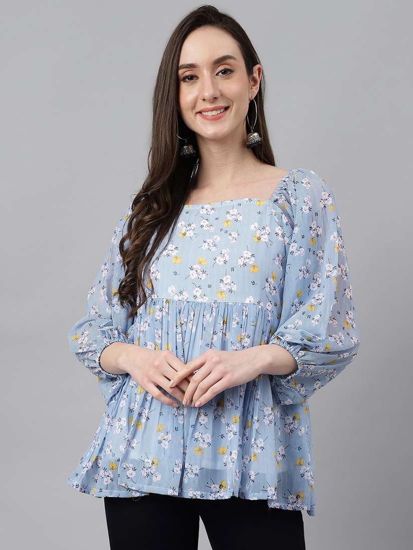 peplum tops myntra