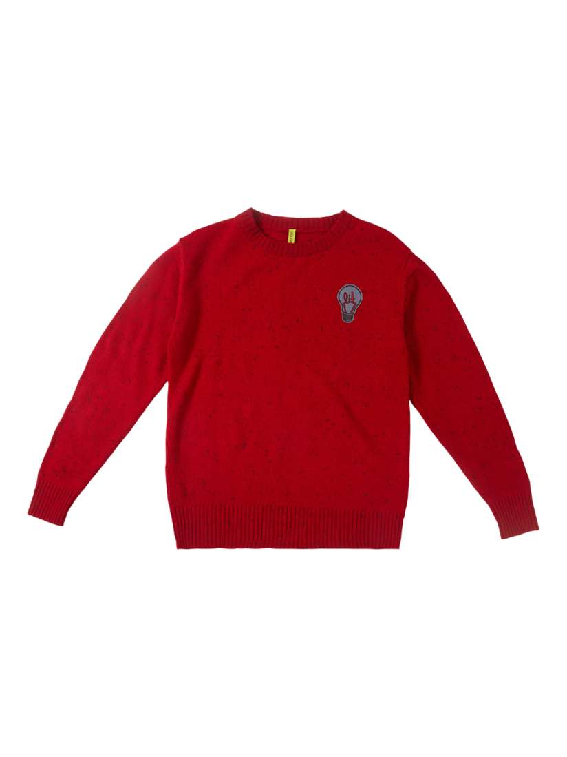 Buy Gini and Jony Boys Red Solid Pullover Sweaters for Boys 2181035 Myntra