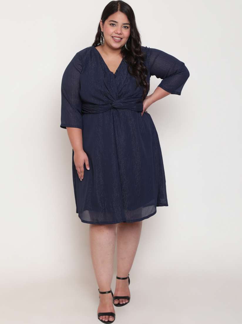 Plus size dresses myntra on sale