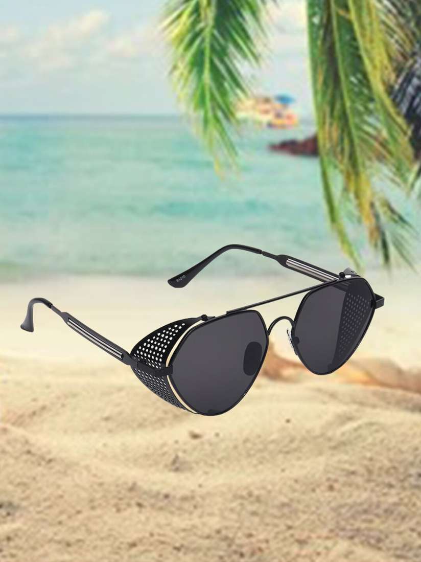 Buy CELEBRITY SUNGLASSES Lens Aviator Sunglasses With UV Protected Lens CLSG 91210 01 Sunglasses for Unisex 21812860 Myntra