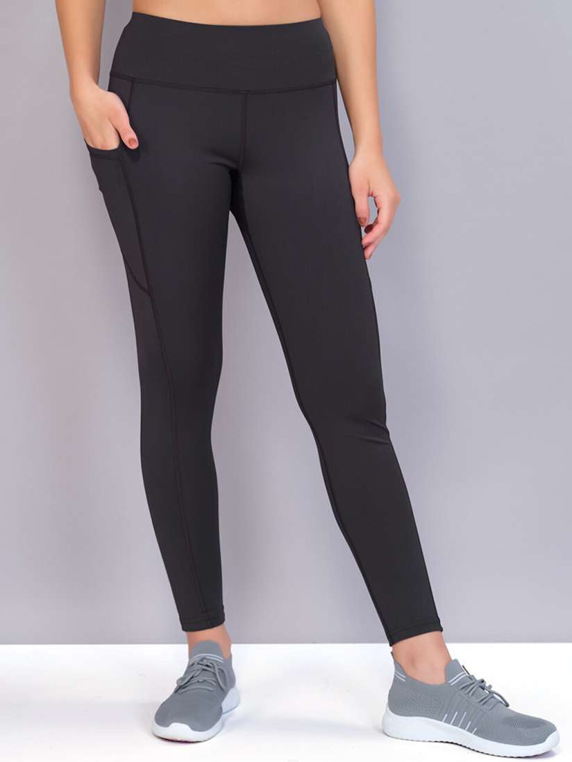 Buy Technosport Women Antimicrobial Rapid Dry Training Tights with a Side Pocket Tights for Women 21817510 Myntra