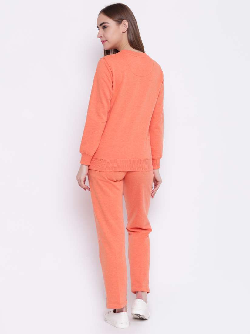 Buy Fort Collins Orange Tracksuit Tracksuits for Women 2181758 Myntra