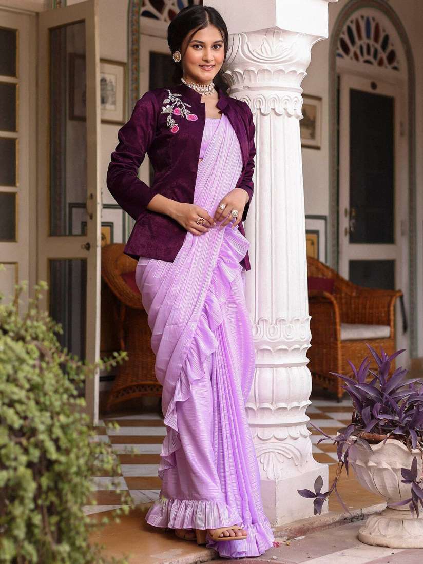 Peplum jacket for saree online sale