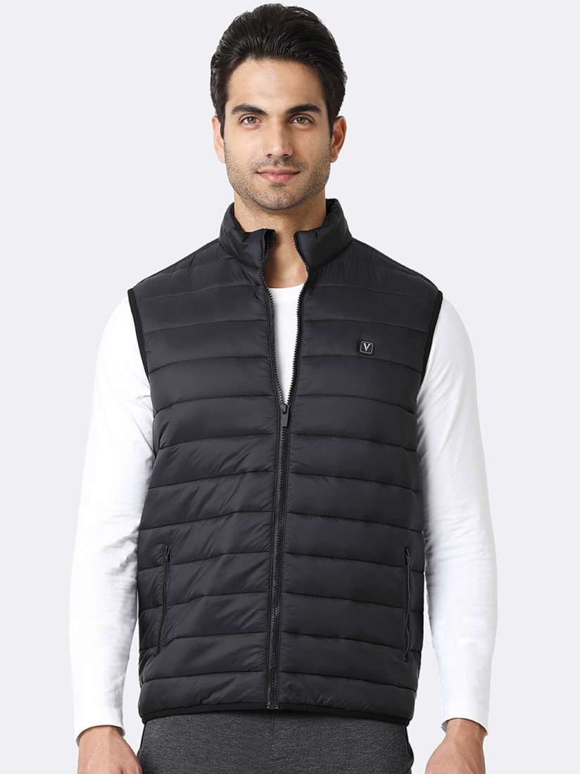 Buy Van Heusen Men Sleeveless Padded Jacket Jackets for Men 21824304 Myntra