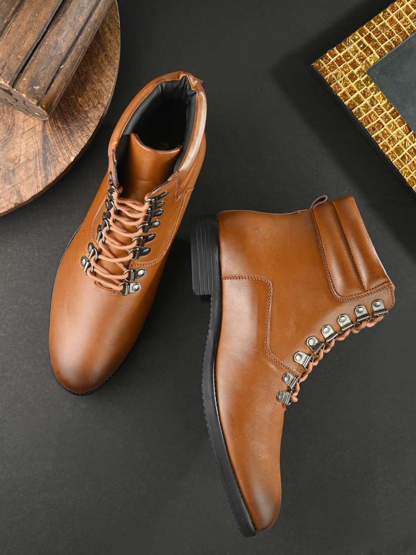 Buy The Roadster Co. Men Lace Up Biker Boots Boots for Men 21827854 Myntra