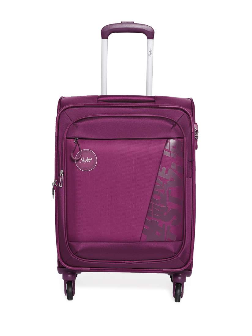Buy Skybags Unisex Purple STUNNER 4W EXP STROLLY Small Trolley Bag Trolley Bag for Unisex 2182814 Myntra