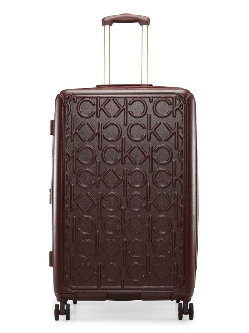Buy Calvin Klein Big Monogram Hard Large Trolley Bag Trolley Bag for Unisex 21829692 Myntra
