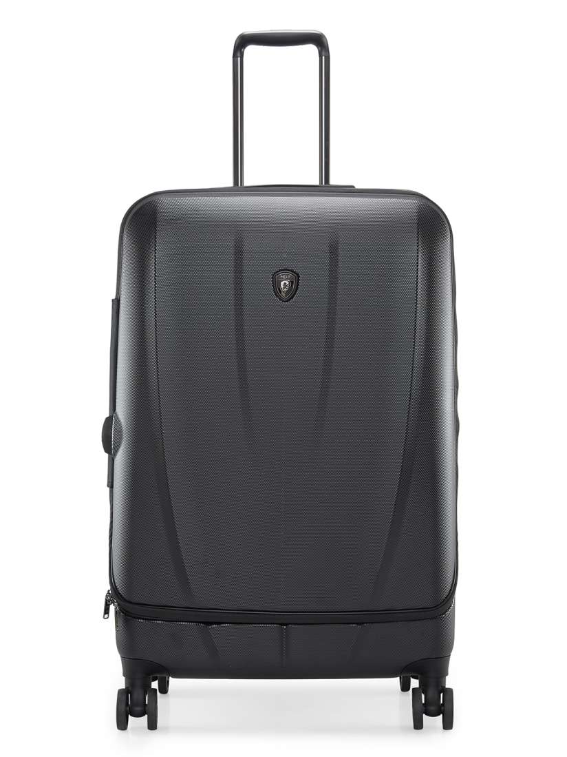 Buy Heys VANTAGE Black Textured Hard Sided Large Trolley Suitcase Trolley Bag for Unisex 21829854 Myntra