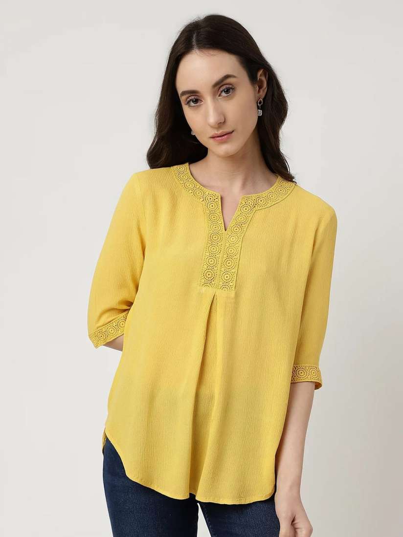Buy Marks Spencer Notch Neck Tunic Tunics for Women 21843996 Myntra