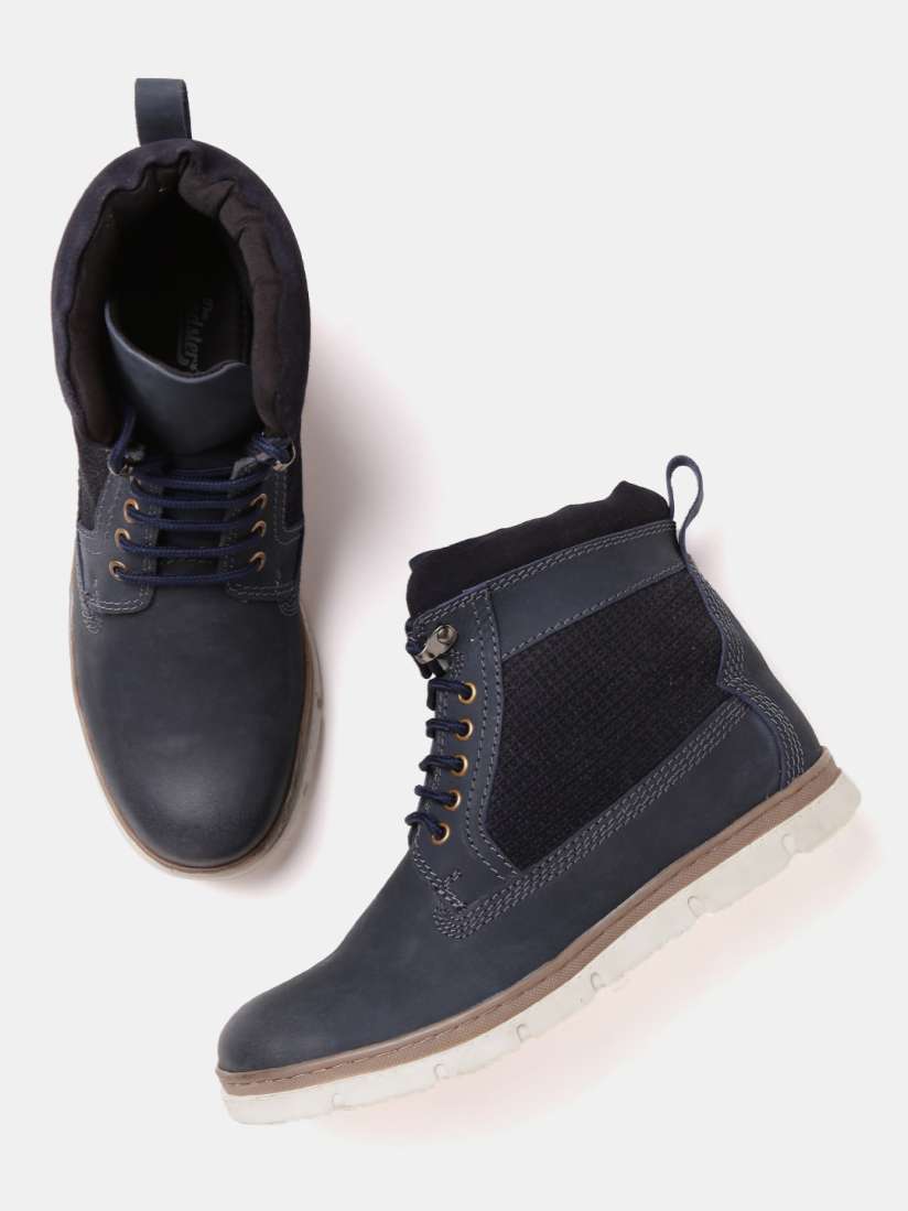 Roadster navy blue boots 2025
