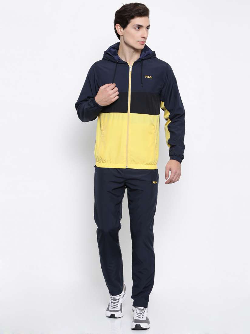 Fila tracksuit yellow cheap