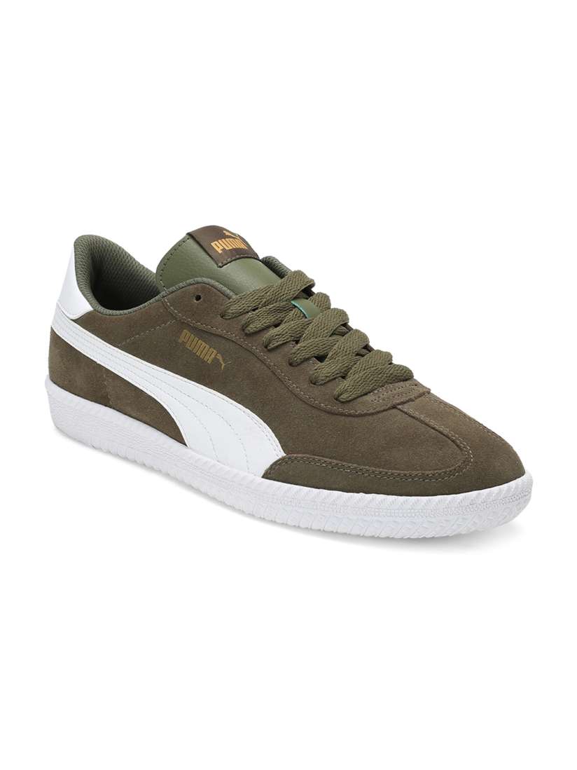 Buy Puma Unisex Olive Green Suede Sneakers Casual Shoes for Unisex 2185375 Myntra