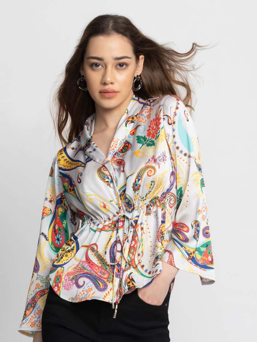 Buy SHAYE Contemporary Floral Printed Casual Shirt Style Tops Tops for Women 21855024 Myntra