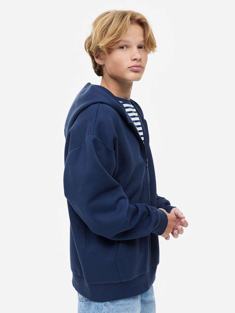 Buy H M Boys Zip Through Hoodie Sweatshirts for Boys 21855322 Myntra