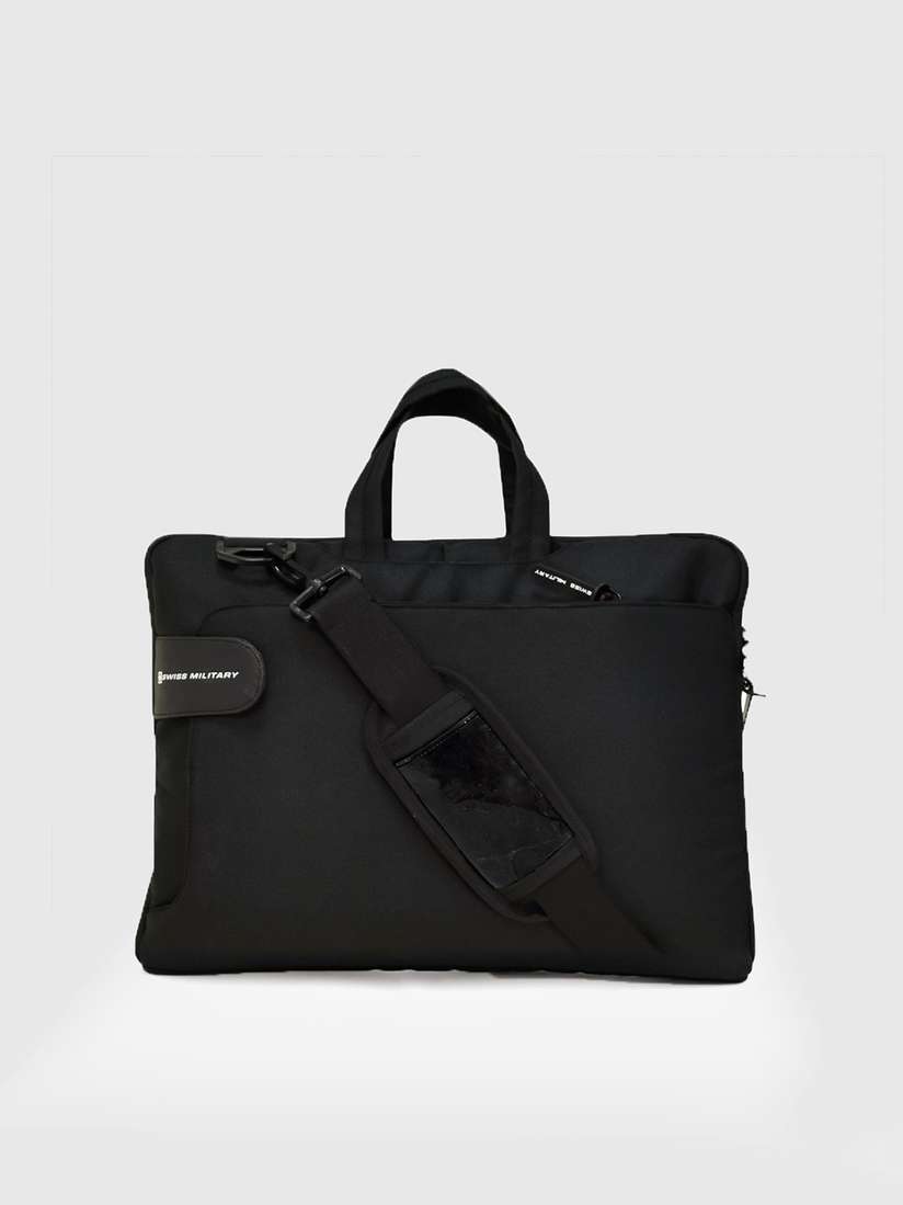Swiss military leather laptop bag clearance